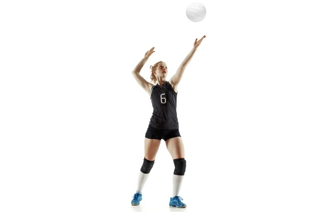 Volleyball Serving woman